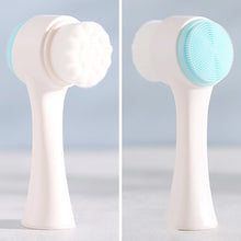 Load image into Gallery viewer, Double Side Silicone Facial Pore Brush,  Skin Scrubber Blackhead Removal
