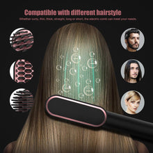 Load image into Gallery viewer, Mens Hot Heating Comb Beard Brush
