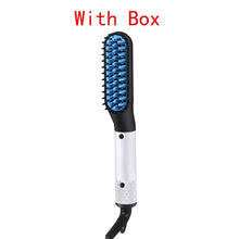 Load image into Gallery viewer, Mens Hot Heating Comb Beard Brush
