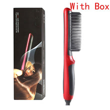 Load image into Gallery viewer, Mens Hot Heating Comb Beard Brush
